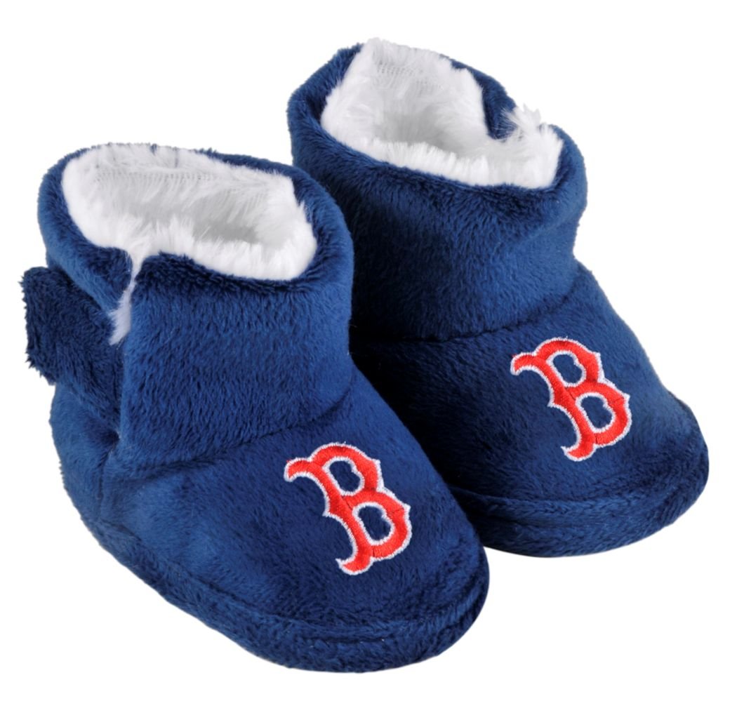 Boston Red Sox Red Baby Slipper Boots - Soft & Cozy Infant Footwear for Boys & Girls - Perfect for Home, Nursery & Cold Weather Comfort
