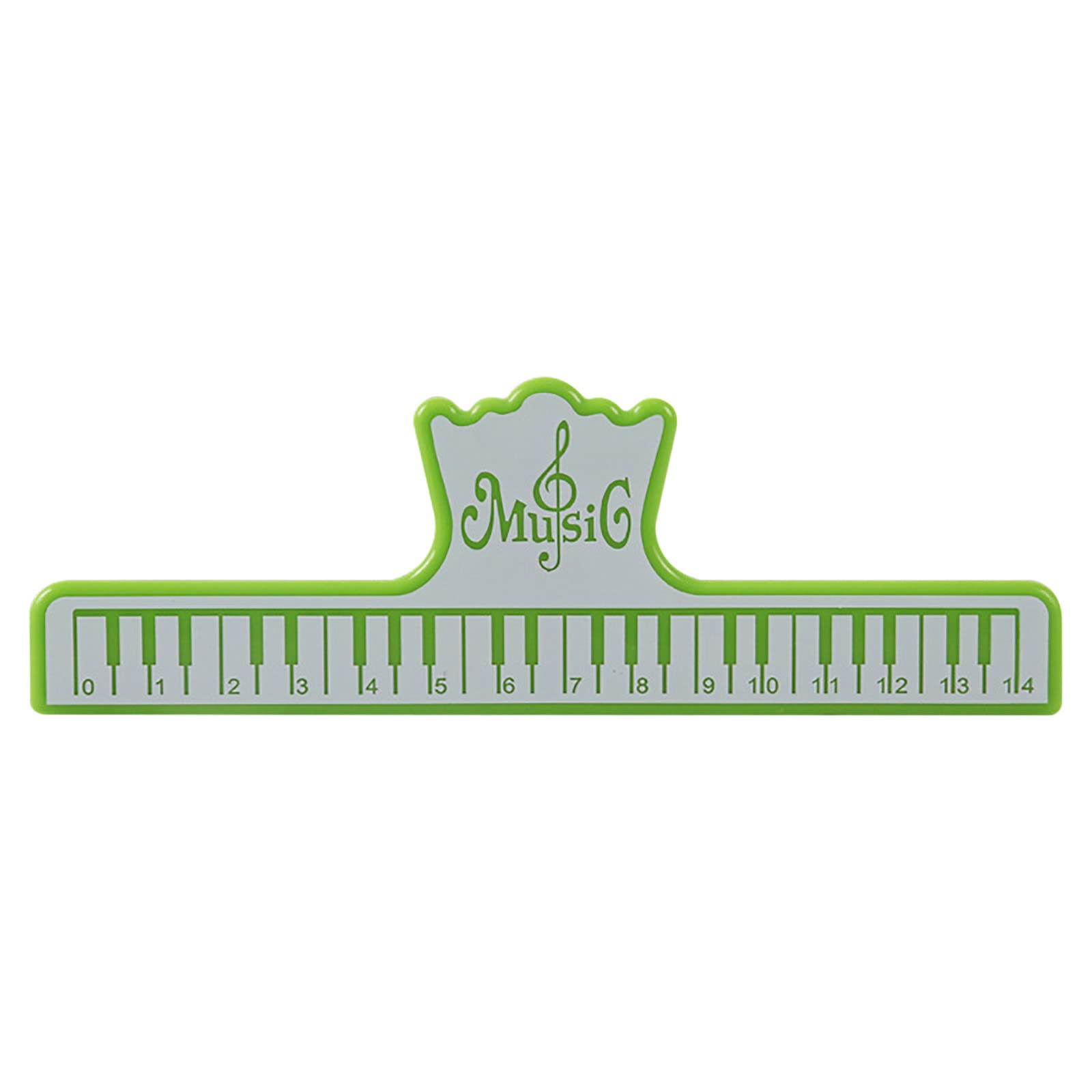 YaYiYa Plastic Music Page Holder - Sheet Music Clips for Guitar, Violin & Piano - Secure Book & Note Clamps (Green) - Perfect for Musicians, Performers & Music Teachers