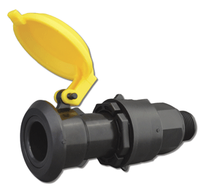 Plasson 3/4 Inch Quick Coupler Valve - Brass Irrigation Connector for Garden Hose, Sprinkler & Drip System - Perfect for Lawn, Farm & Agricultural Watering