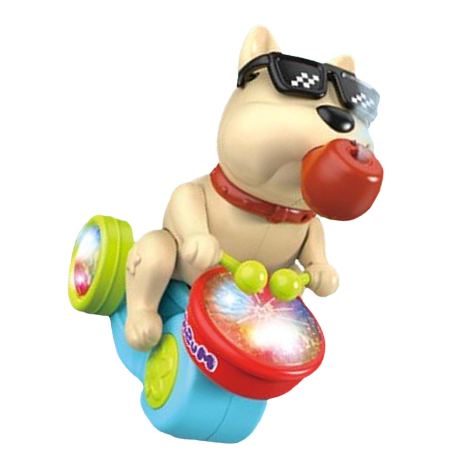 Drumming Dog Toy for Kids - Interactive Musical Light-Up Train Toy for Early Education & Fun Play | Perfect for Girls, Boys & Toddlers | Great for Birthday Gifts, Classroom Activities & Family Bonding Time