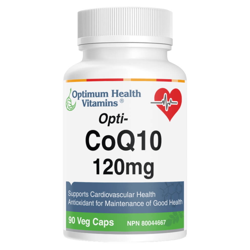 Opti CoQ10 120 mg Softgels - Premium Ubiquinol Supplement for Heart Health & Energy Support - Supports Cellular Energy & Antioxidant Protection - Perfect for Active Adults & Cardiovascular Wellness