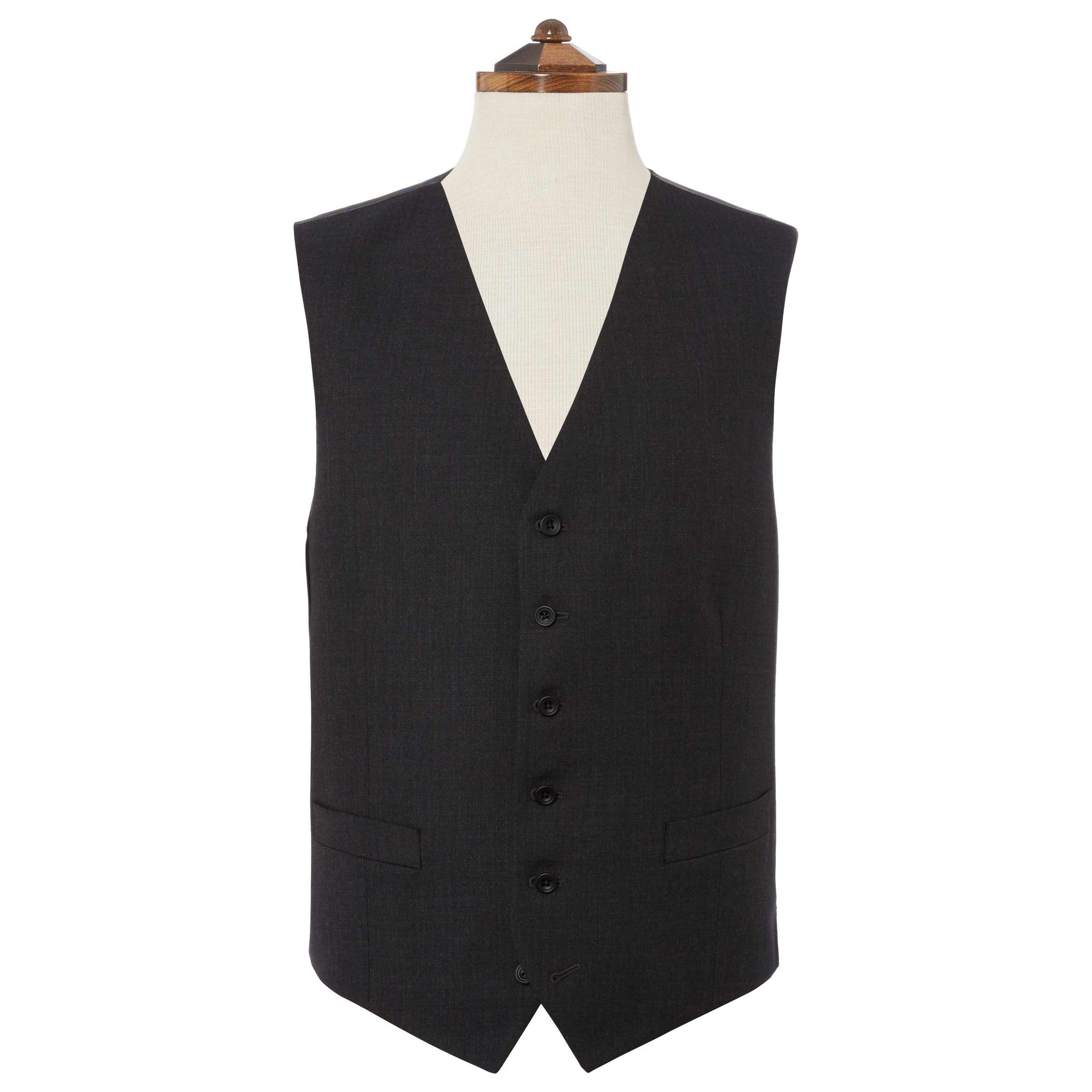 Hyde Charcoal Pick and Pick Waistcoat Vest for Men | Slim Fit Formal Waistcoat | Perfect for Weddings, Business Meetings & Special Occasions