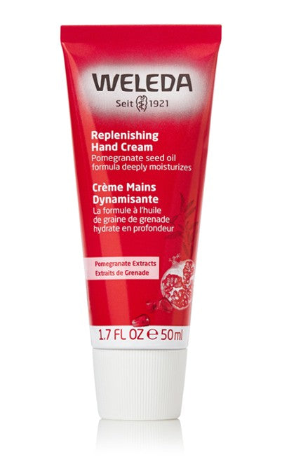 Weleda Replenishing Hand Cream with Pomegranate - Hydrating & Nourishing for Dry Skin - Perfect for Winter Care & Daily Moisturizing