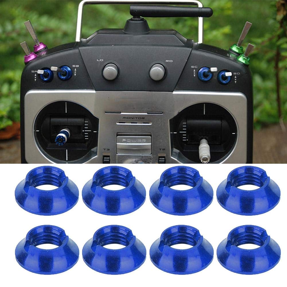Gaeirt RC Car Nuts - Anodized Aluminum Alloy Wheel Nuts for FUTABA Remote Control Cars (Dark Blue) | Durable & Lightweight Accessories for RC Vehicles, Racing, Off-Road & Hobby Use