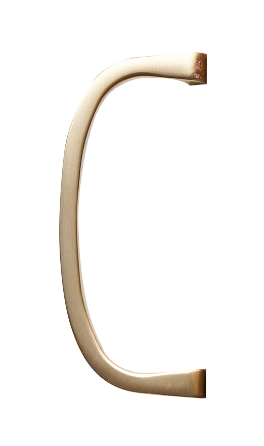 Elegant Gold Curved Handle - Premium Cabinet & Drawer Pulls for Kitchen, Bathroom & Furniture Upgrade - Stylish Home Decor Hardware
