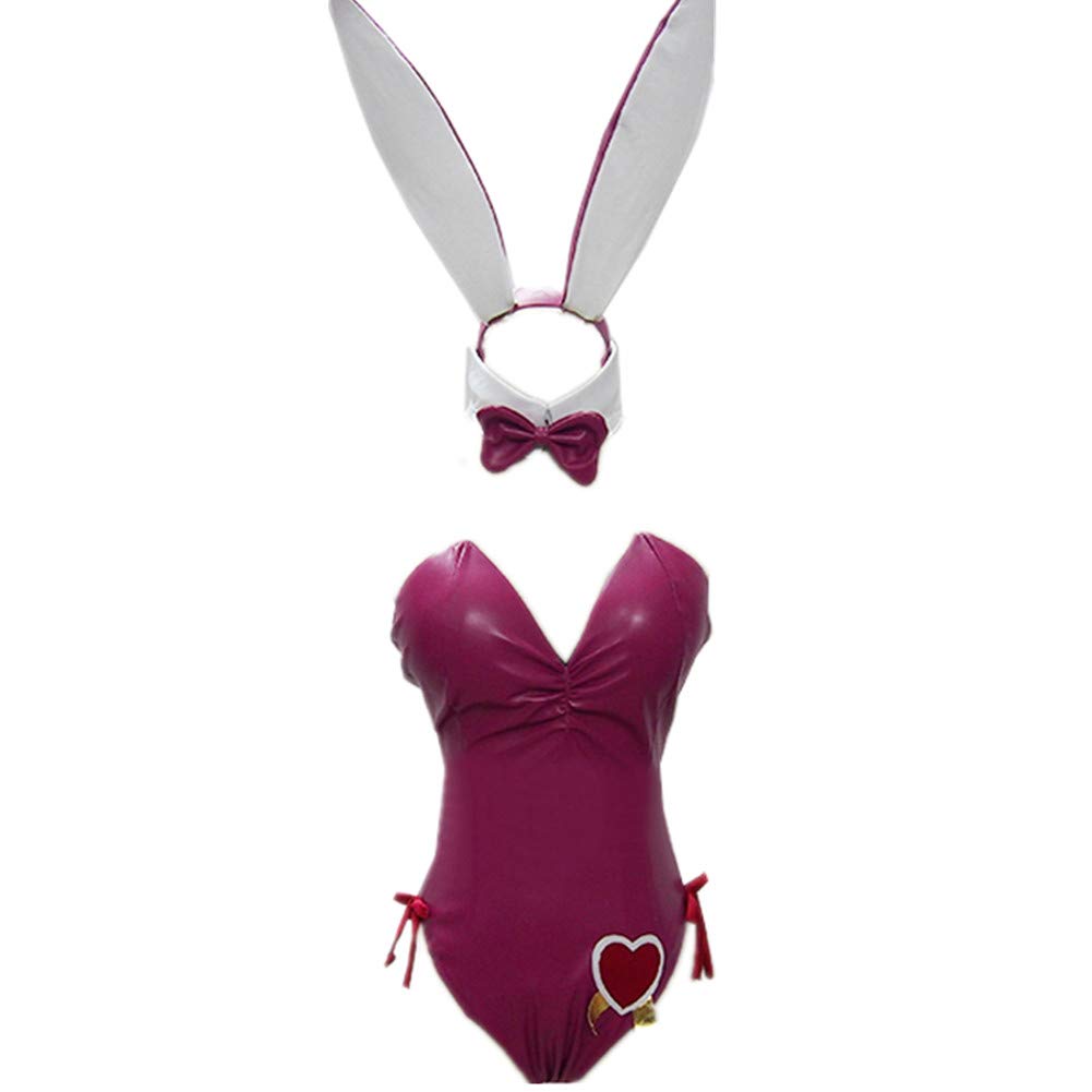 Code Geass Kallen Stadtfeld Cosplay Costume - Red Bunny Girl Jumpsuit & Bikini Set for Anime Conventions & Halloween Parties | Unisex Roleplay Outfit for Lelouch of the Rebellion Fans