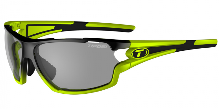 Tifosi Amok Race Neon FO Photochromic Sunglasses - Cycling, Running & Outdoor Sports Glasses for Men & Women - Lightweight & UV Protection
