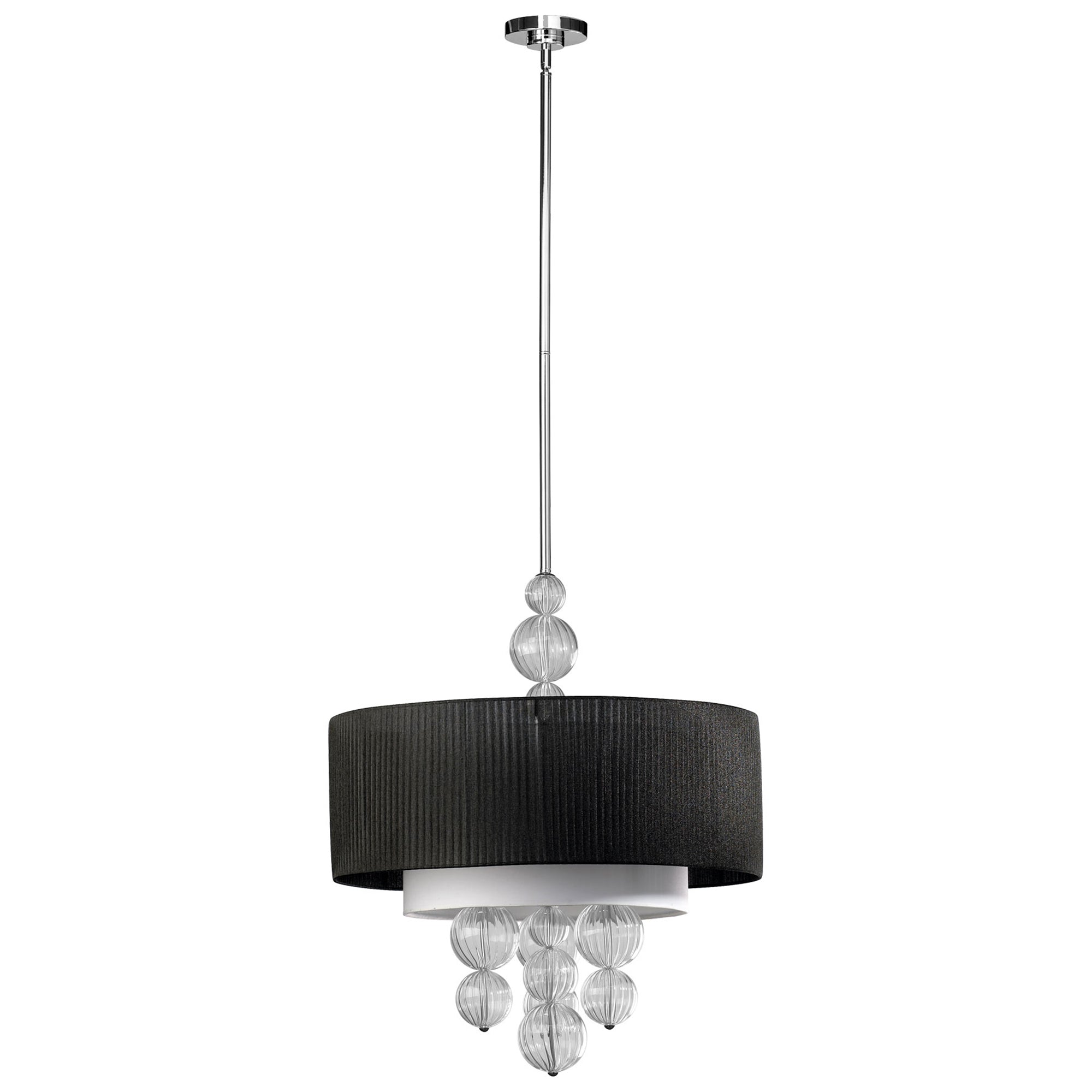 Cyan Design 04626 Kravet Modern Chrome Pendant Light - Elegant Ceiling Fixture for Dining Room, Kitchen Island & Bedroom Lighting