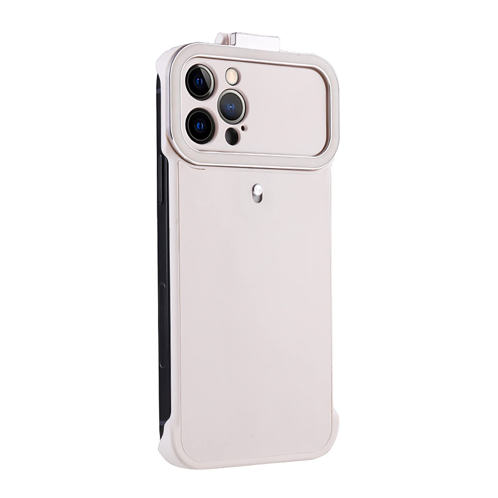 NCWSO Beautifying Mobile Phone Case with Fill Light - Compatible with iPhone 12/12 Pro & iPhone 13 Pro Wallet Case | Perfect for Selfies, Night Photography & Everyday Protection