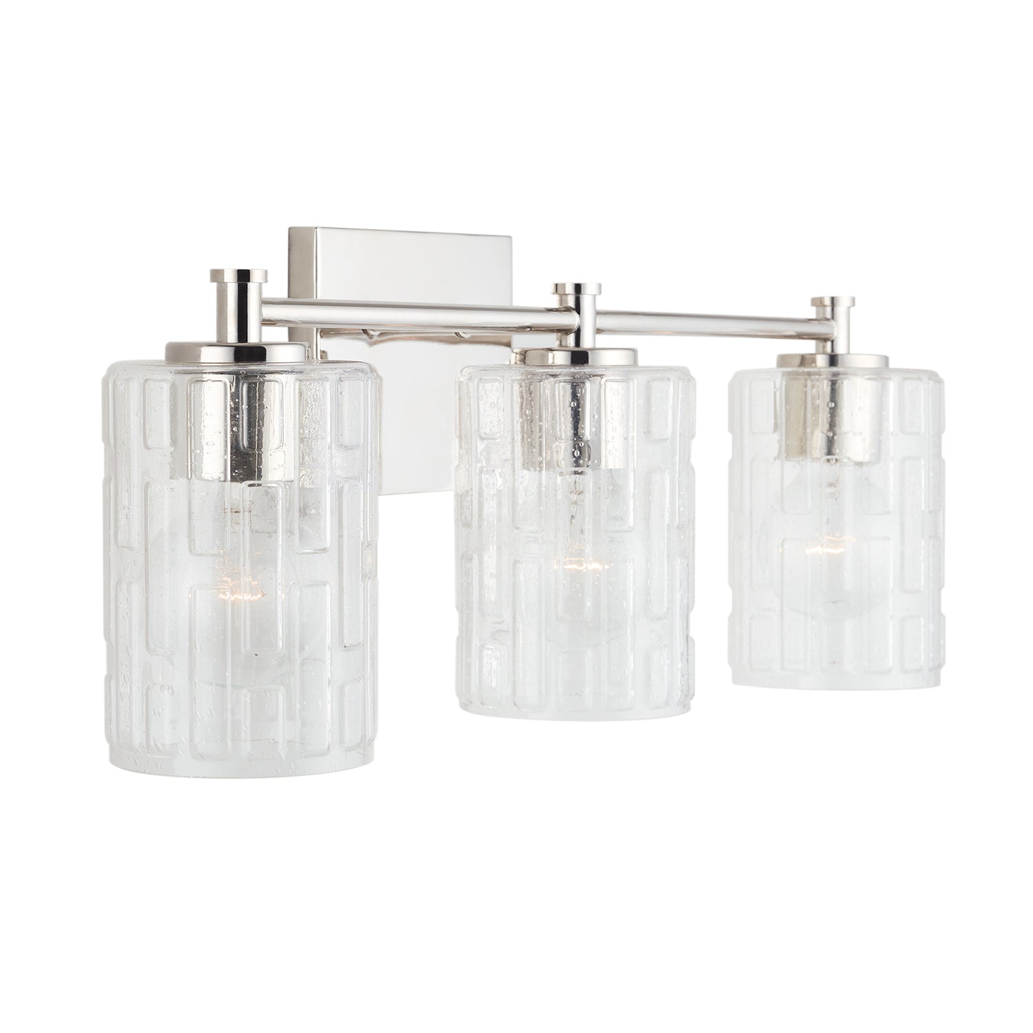 Capital Lighting Three Light Vanity - Modern Bathroom Light Fixture for Mirror, Makeup & Shaving - Perfect for Home, Apartment & Salon Use