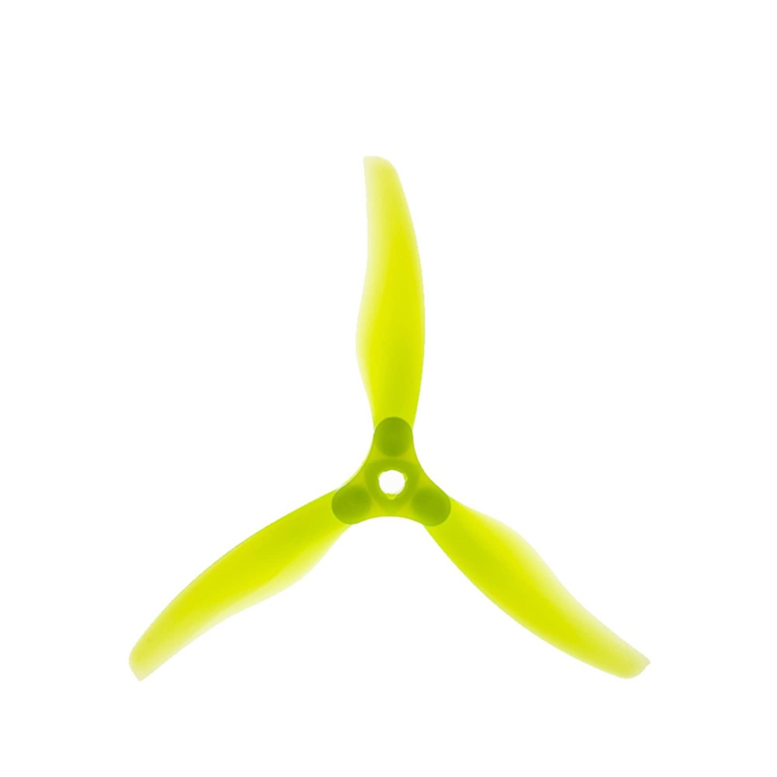 Gemfan F5135 5.1x3.5 5.1 Inch Folding Propeller - 2 Pairs 3-Blade Yellow Propellers for RC FPV Racing Drones & Quadcopters | DIY Accessories & Replacement Parts | Perfect for High-Speed Racing, Aerial Photography, and FPV Flying