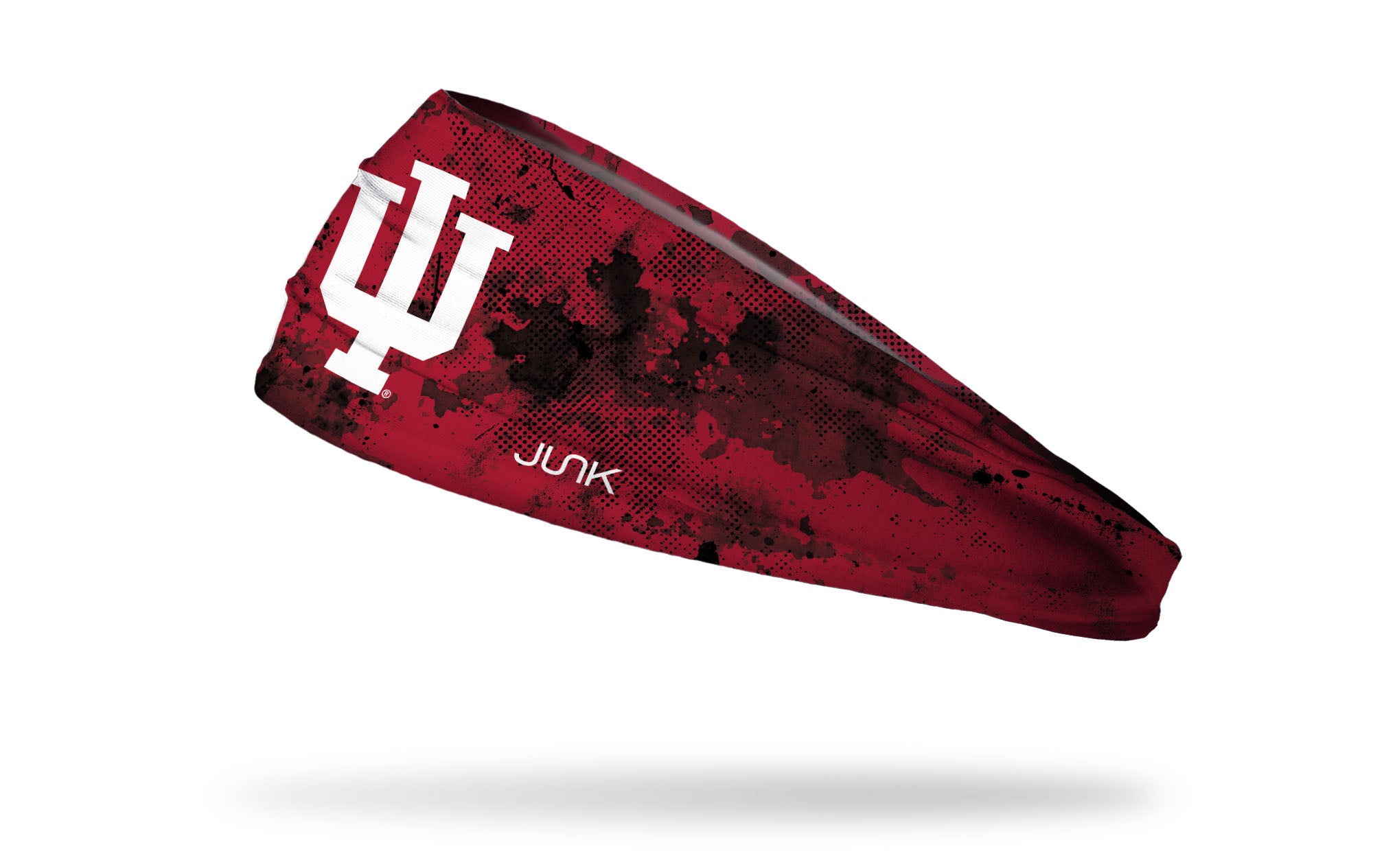 Indiana University Grunge Logo Big Bang Lite Headband - Adjustable Sports Headband for Running, Yoga, and Workouts - Perfect for IU Fans and College Students