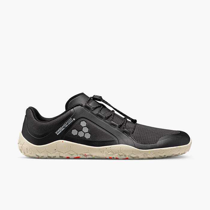 Vivobarefoot Men's Primus Trail II All Weather FG Trail Running Shoes - Obsidian Color | Barefoot Design for Hiking, Trail Running & Outdoor Adventures