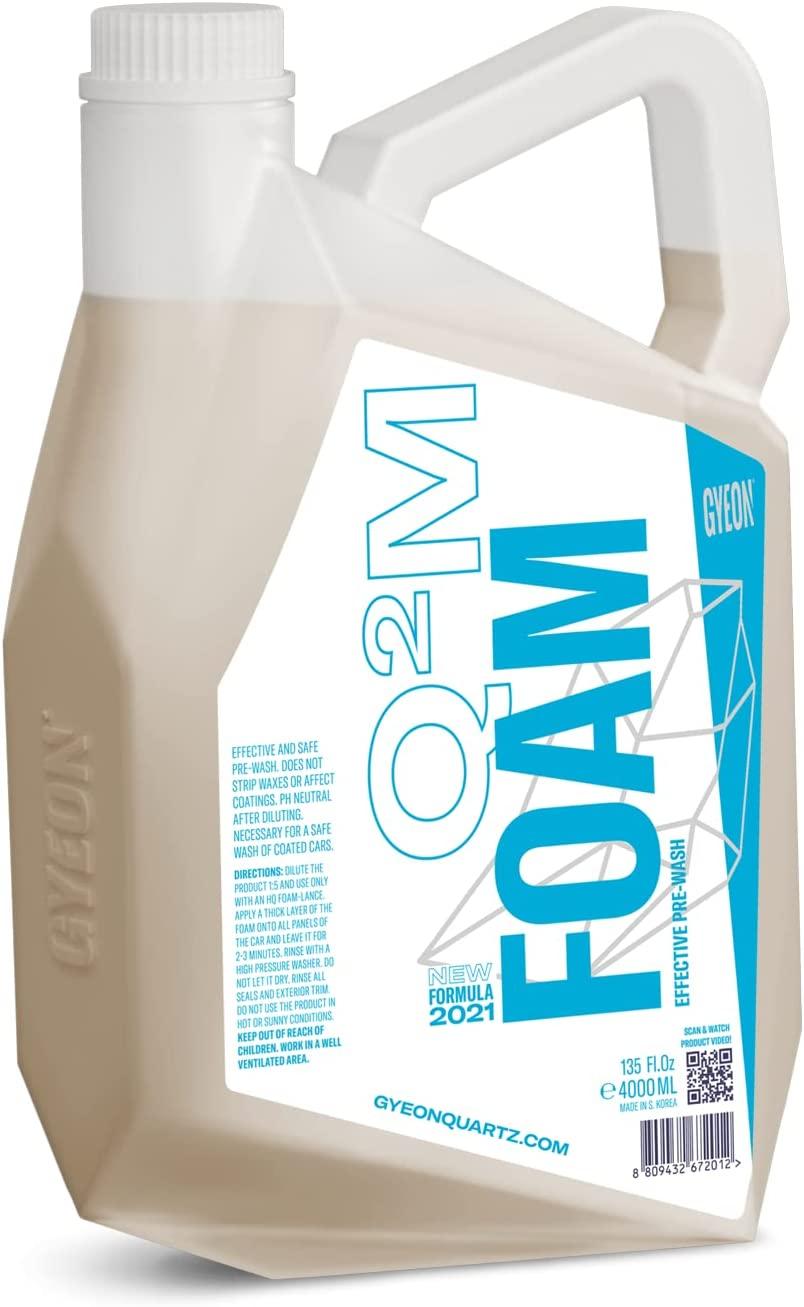 GYEON Q2M Foam Car Wash Soap 2021 Formula - Premium Auto Detergent for Safe & Effective Vehicle Cleaning at Home or Professional Use