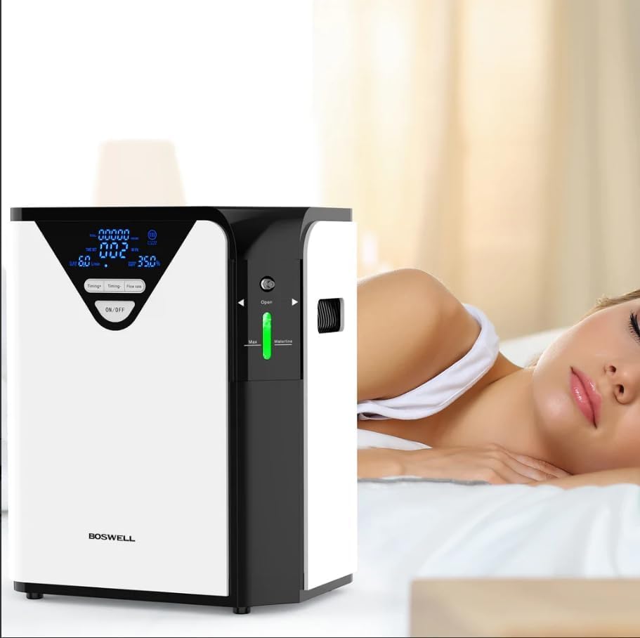DeKaSi Portable Oxygen Generator OxySure Model SH8 - Compact & Lightweight Personal Oxygen Concentrator for Travel, Home & Emergency Use