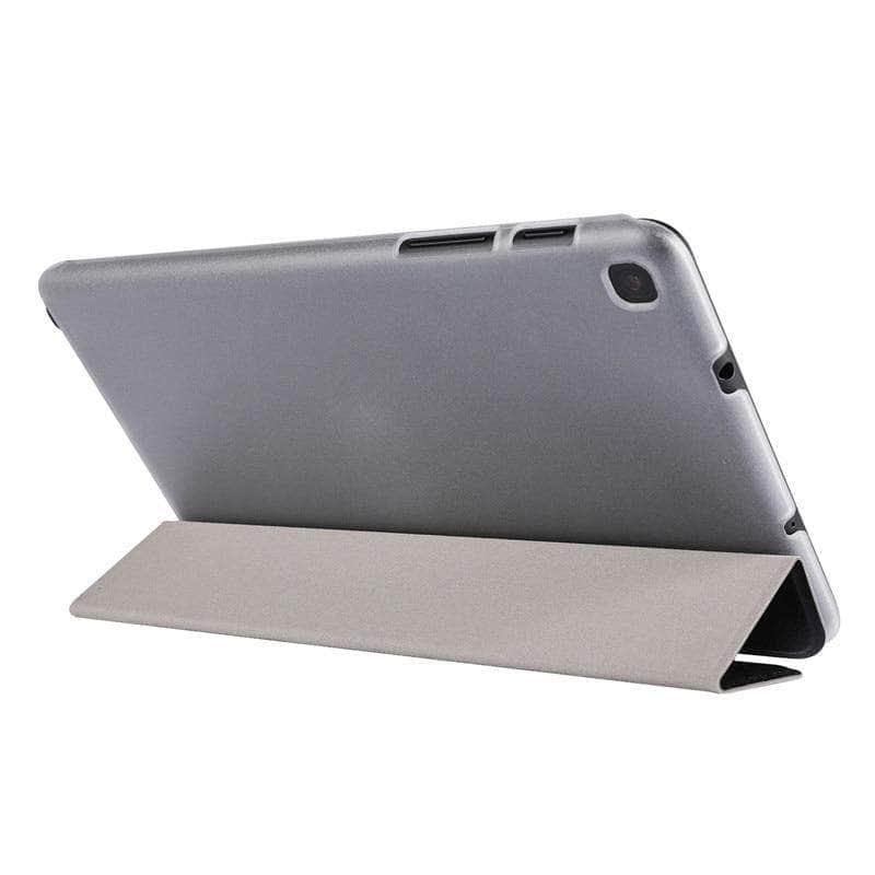 Ultra Thin Clear Transparent Back Case for Samsung Galaxy Tab A 8.0 (2019) with S Pen - P200 P205 Model - Lightweight Flip Stand Cover - Perfect for Work, Study & Travel Protection