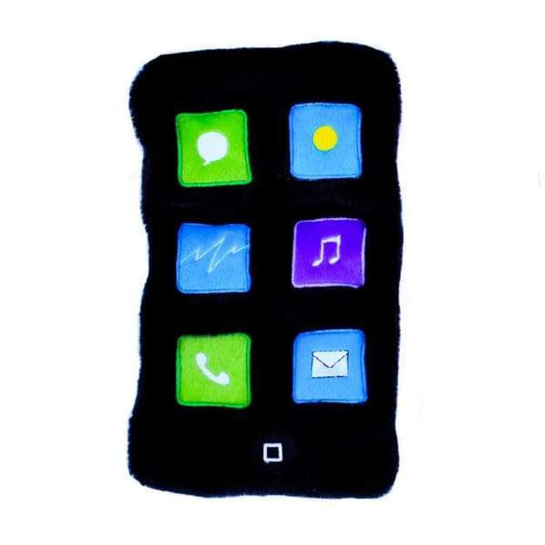 ZippyPaws Emojiz iPooch Plush Squeaky Dog Toy - Fun Interactive Puppy Chew Toy for Small & Medium Dogs - Perfect for Playtime, Training & Cuddling