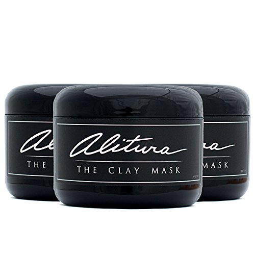 Alitura Clay Mask - Organic Facial Clay Mask for Men & Women - 3 Pack - Deep Cleansing, Exfoliating & Hydrating - Reduces Acne & Pores - Perfect for Spa Night, Self-Care Routine & Skincare Regimen