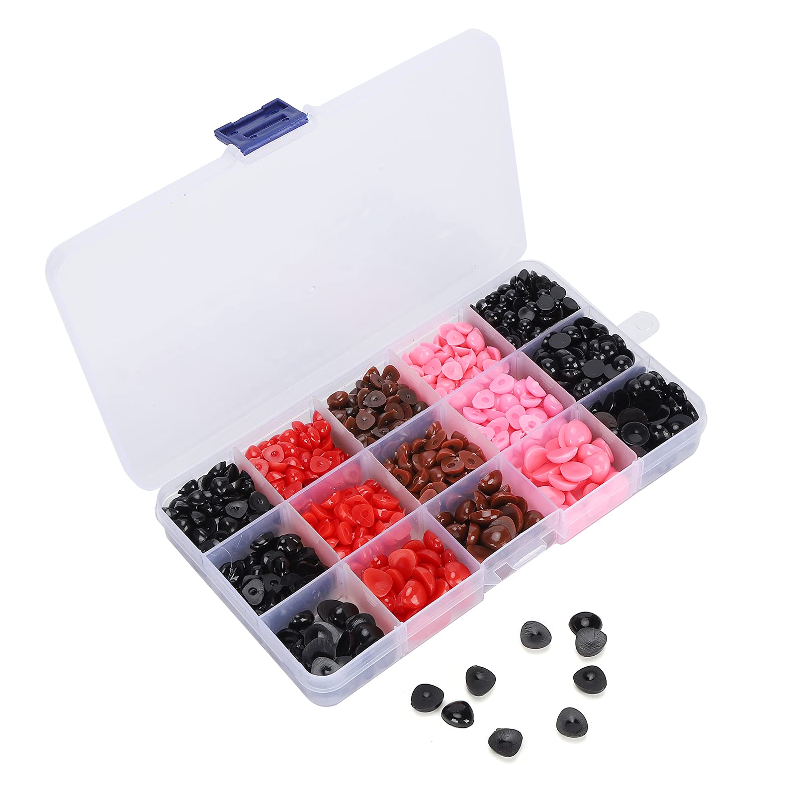 Waterproof Plastic Doll Eyes 1070Pcs - Rust-Proof Replacement for DIY Teddy Bears & Dolls - Craft Supplies