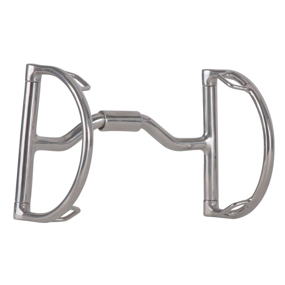 Schneiders FES Ported Barrel D Ring Horse Bit for Progressive Training | Enhanced Leverage & Tongue Pressure Relief | Ideal for Dressage, Jumping & Western Riding | Equestrian Training Equipment for Horses