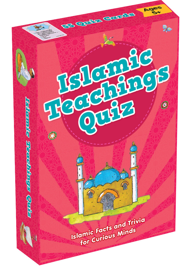 Islamic Teachings Quiz Cards - Fun Educational Flashcards for Kids & Adults - Perfect for Home, School & Mosque Learning Activities