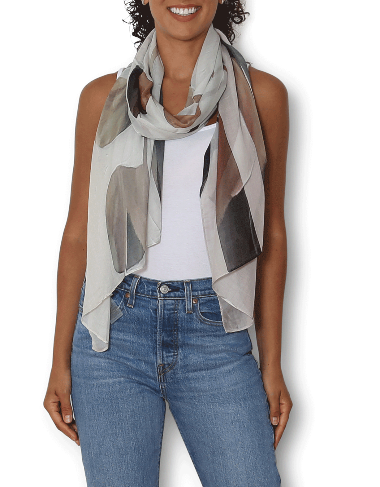 The Artists Label Scarf Growth - Premium Fashion Scarf for Women & Men - Perfect for Winter, Fall & Spring Outfits - Ideal Gift for Artists & Fashion Lovers