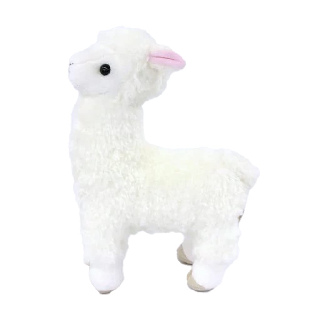 Soft Baby Alpaca Plush Toy - Cuddly White Stuffed Animal Doll for Kids (Small Size) | Perfect Nursery Decor, Birthday Gift & Comfort Companion