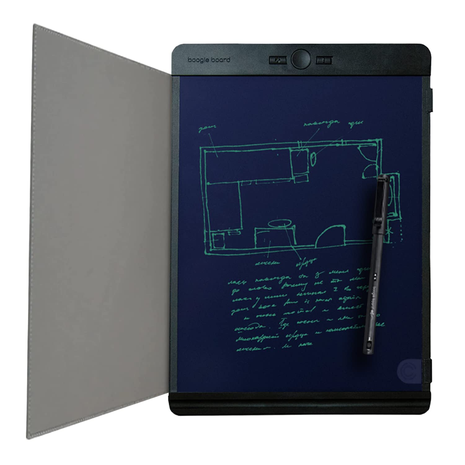 Boogie Board Authentic Blackboard Smart Pen Reusable Writing Tablet - 8.5