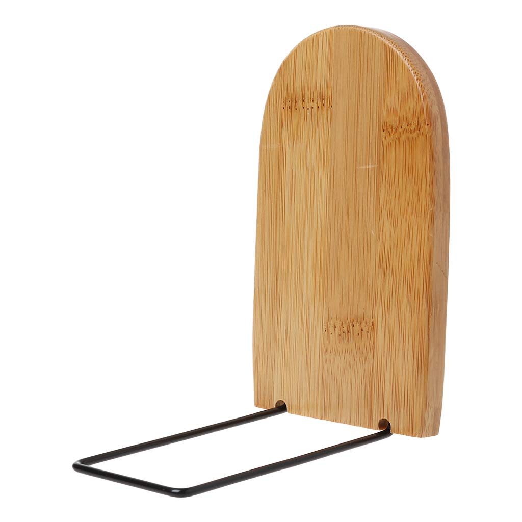 Premium Bamboo Desktop Organizer - Natural Wood Bookends & Shelf for Office, Home - Perfect for Books, Magazines, Files - Ideal Workspace & Bookshelf Organization