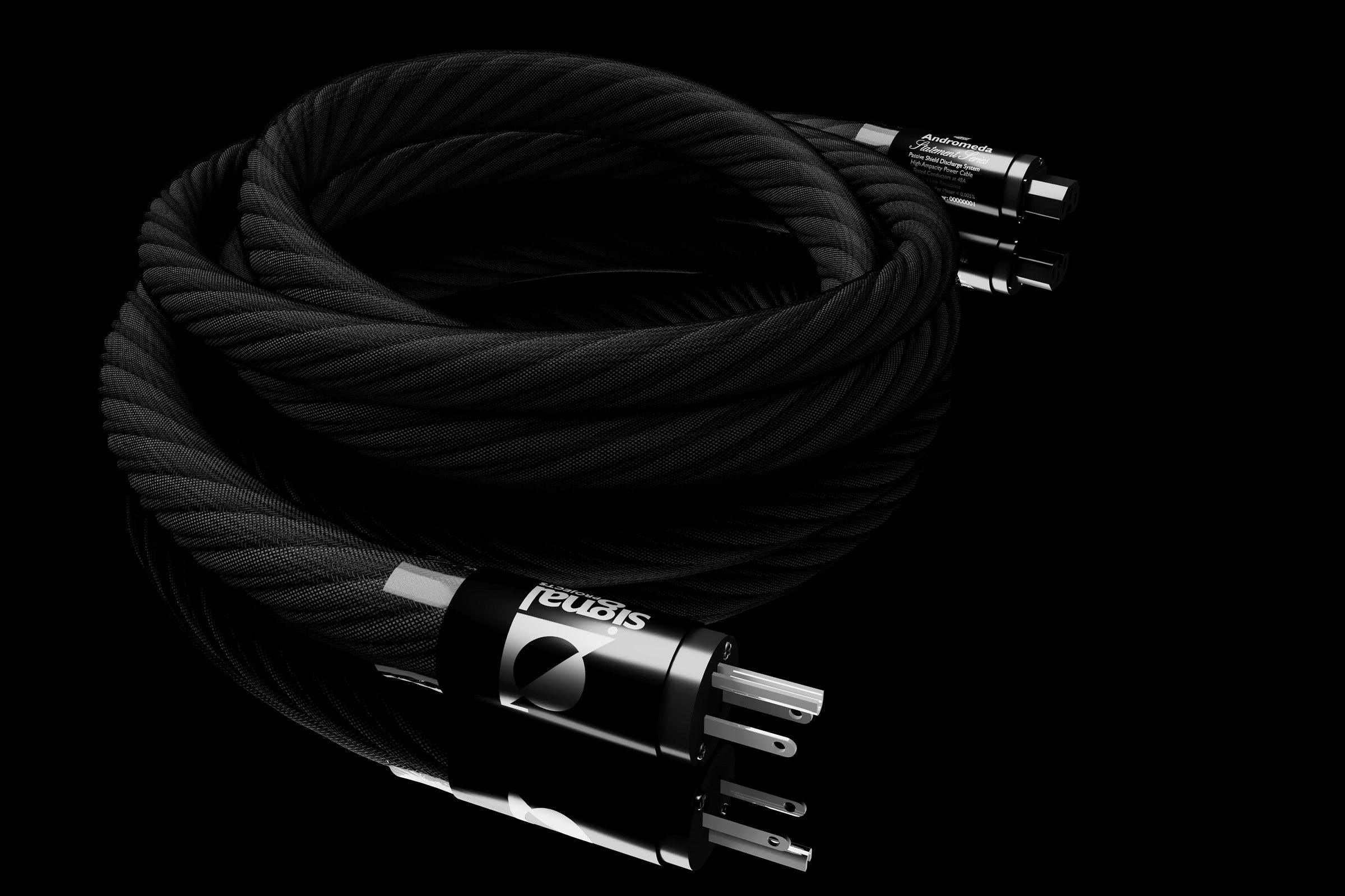 Andromeda Power Cable by Signal Projects - High-Performance Audio Cable for Home Theater & Studio Use - Premium US Power Cord for Audiophiles & Music Producers