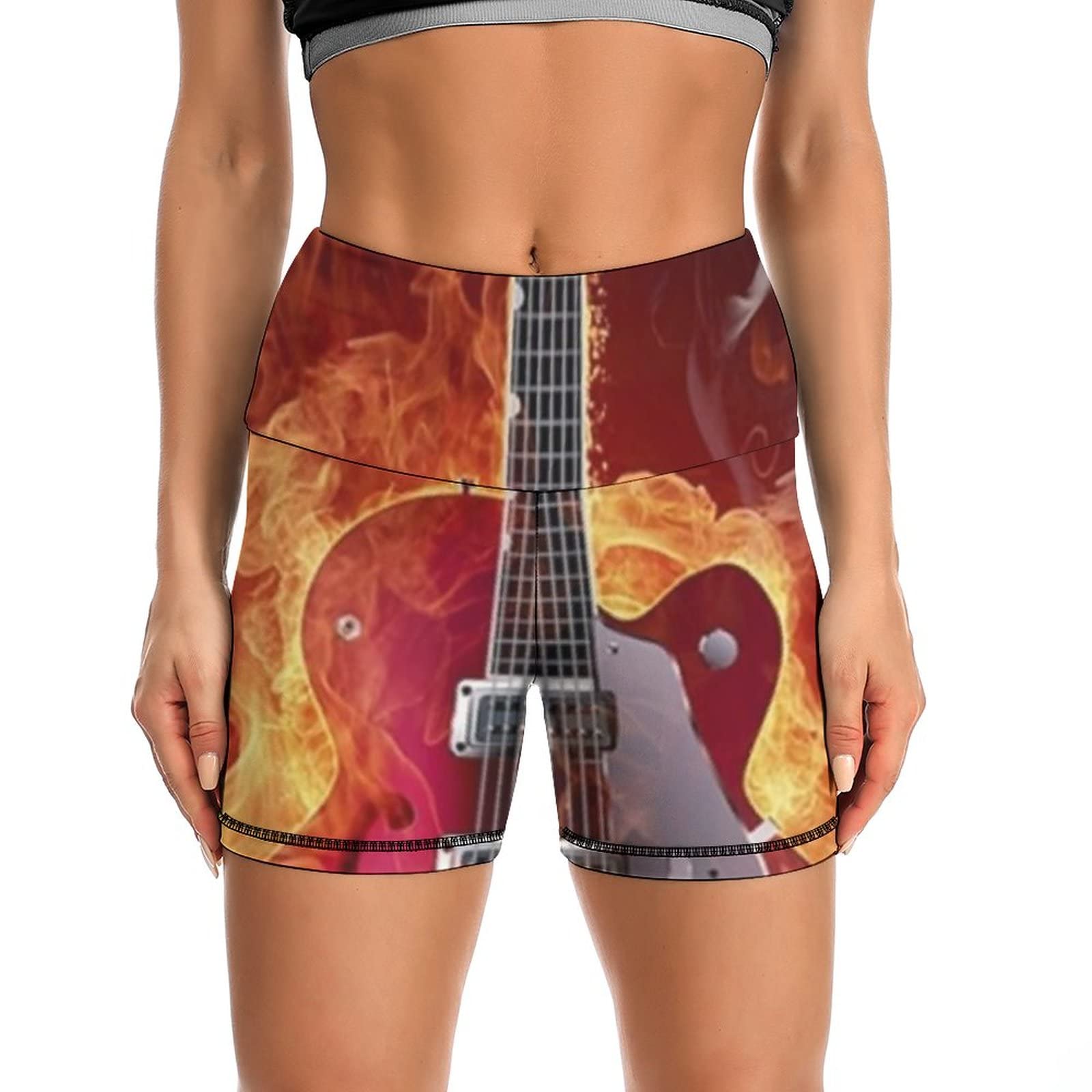 JZDACH Women's High Waist Bike Shorts - Workout, Running, Yoga & Athletic Shorts for Women - Perfect for Gym, Cycling, Pilates & Lounge Wear