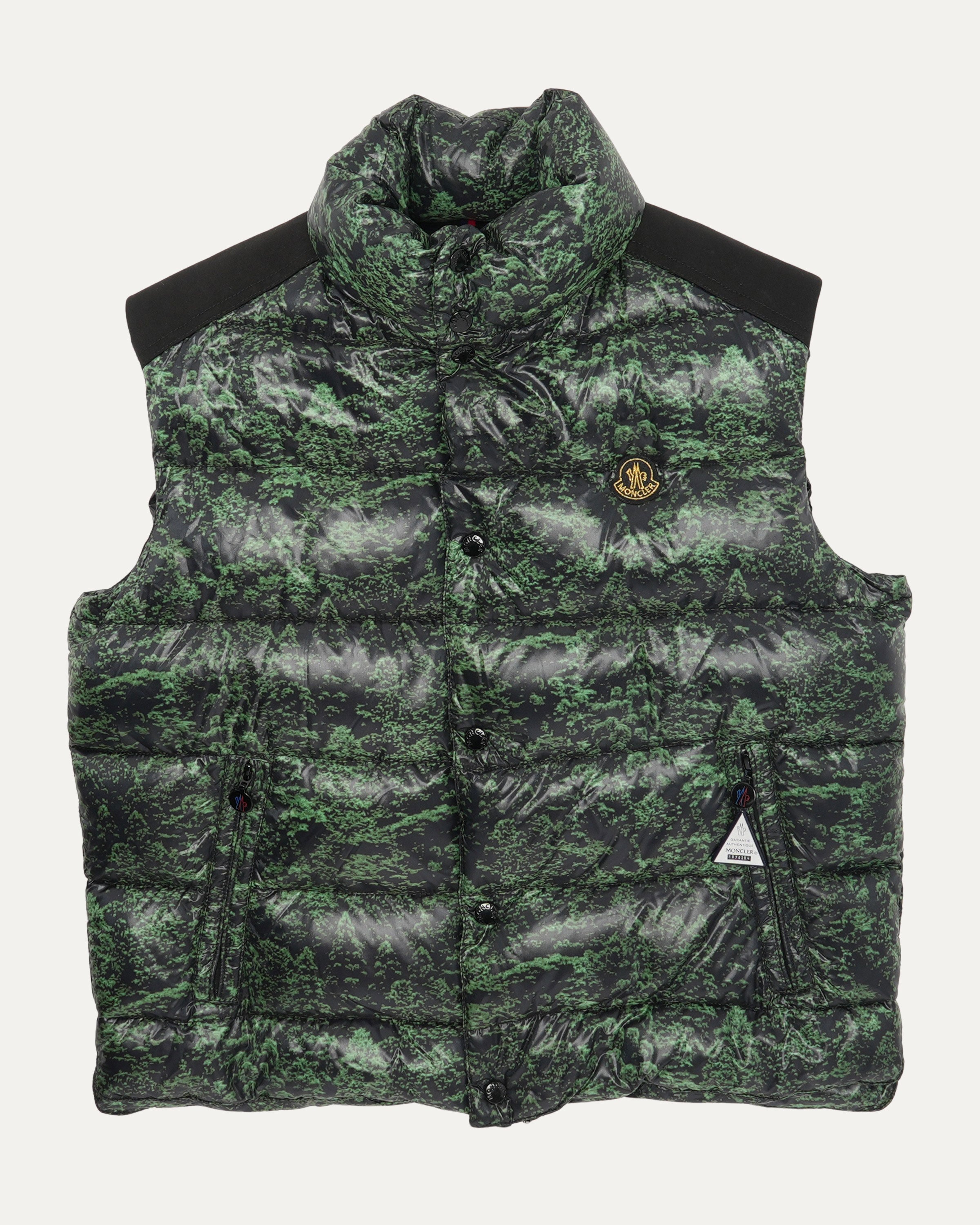 Pharrell Williams x Keita Sugiura Forest Print Down Vest 2010 - Lightweight Warm Puffer Jacket for Men, Streetwear Fashion & Outdoor Activities