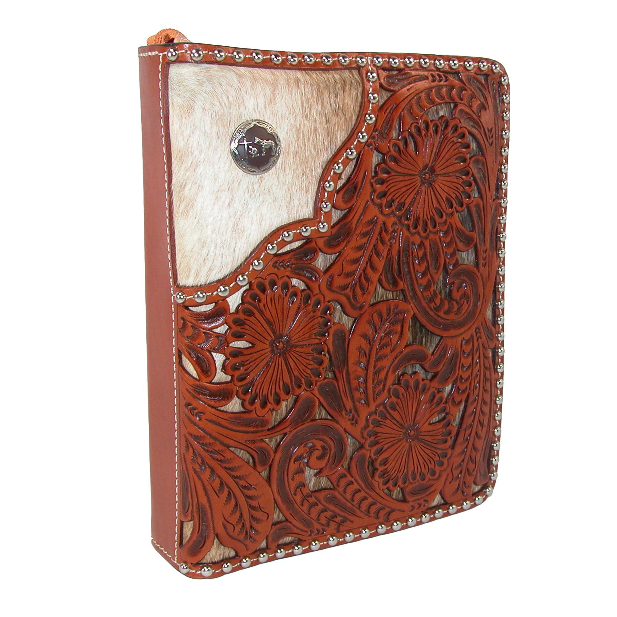 3D Natural Bible Cover - Luxurious Leather Bible Case with Handmade Embroidery, Perfect for Church, Bible Study & Gift Giving - Protects & Enhances Your Holy Book