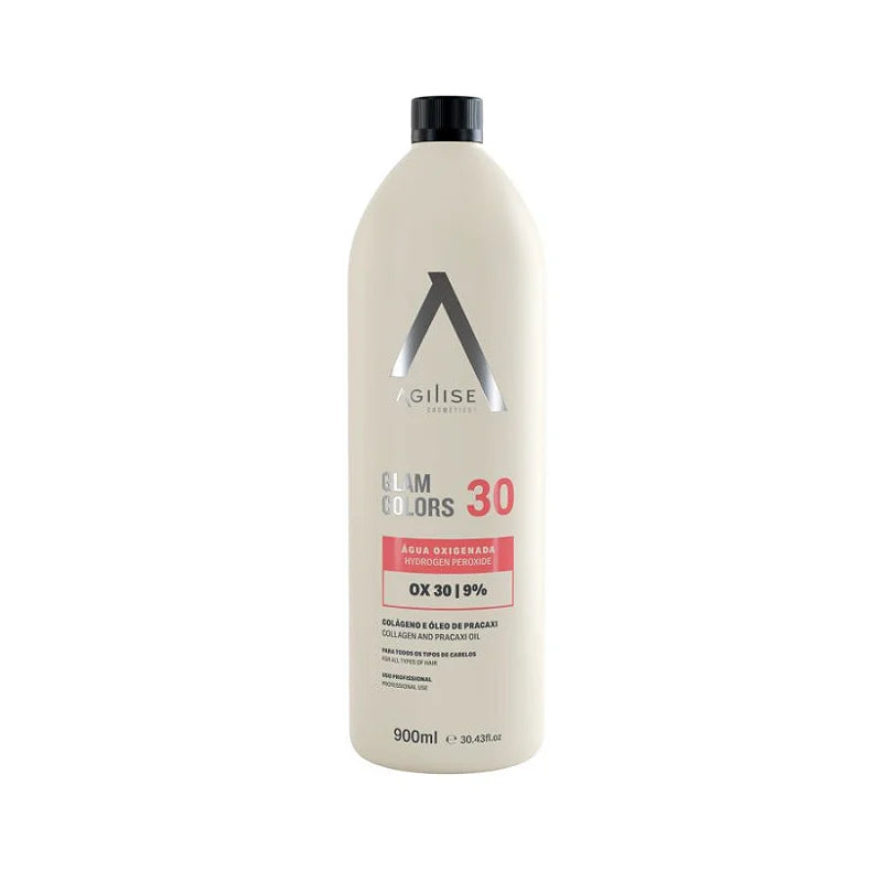 Agilise Professional 30 Volumes Developer 900ml (30 Fl Oz) - High-Performance Hair Developer for Salon & Home Use, Perfect for Coloring, Bleaching & Highlighting