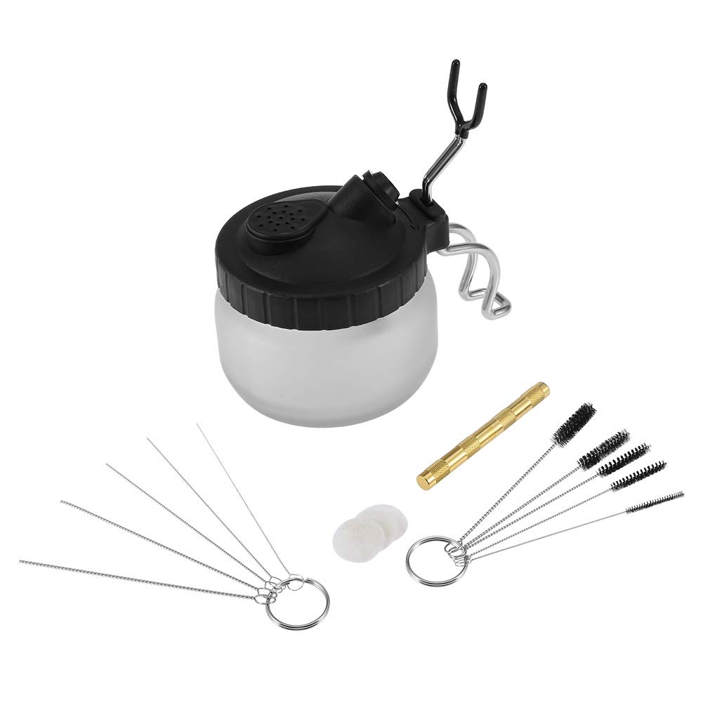 Airbrush Cleaning Kit with Nozzle Needles & Brush for Spray Gun Maintenance - Perfect for Artists & Hobbyists