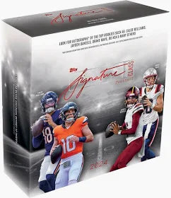 2024 Topps Signature Class Football Mega Box - Collectible Trading Cards for NFL Fans - Perfect for Gifts, Collections, and Fantasy Football Enthusiasts