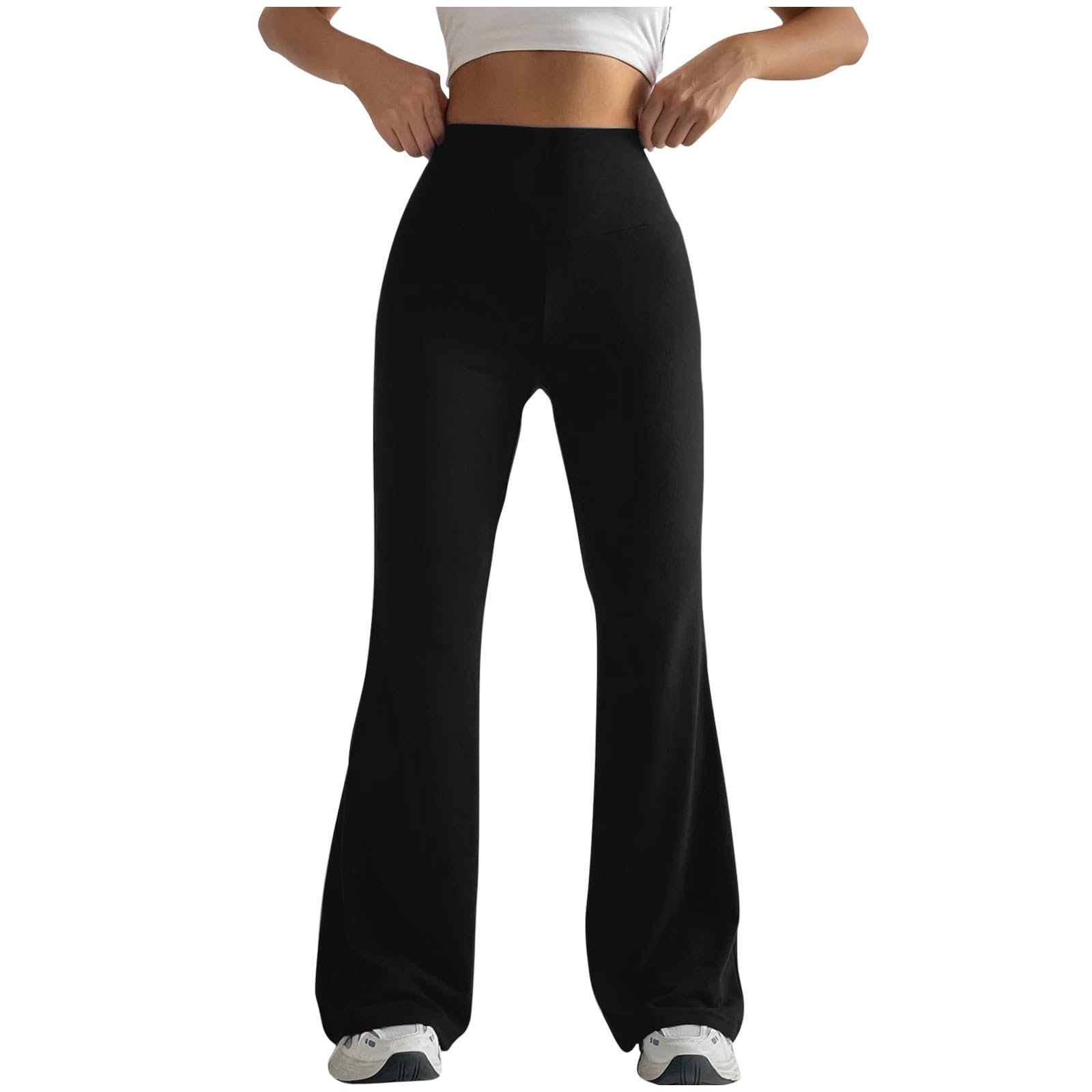 2025 Flare Leggings for Women - High Waist Yoga Pants with Tummy Control | Bell Bottom Workout Leggings for Gym, Dance & Everyday Wear