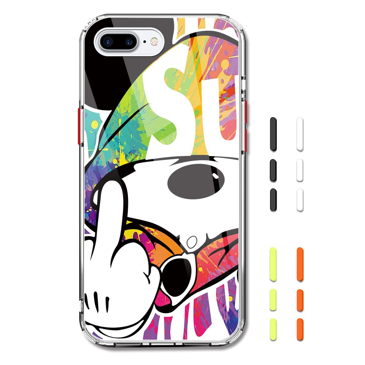 Funny Cartoon Clear iPhone 13 Pro Max Case (6.7 Inch) - Colorful Anime TPU Thin Protective Cover for Men Women - Perfect for Daily Use, School & Work
