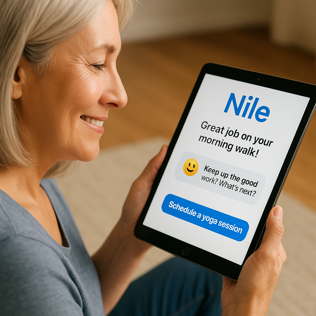 Nile — Premium AI Wellness Companion for Mental Health & Self-Care | Daily Meditation, Stress Relief & Emotional Support