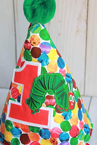 Caterpillar Birthday Hat for 1st Birthday Party | Adorable First Birthday Party Hat for Baby Boys & Girls | Perfect for Themed Birthday Celebrations, Photo Shoots & Special Occasions