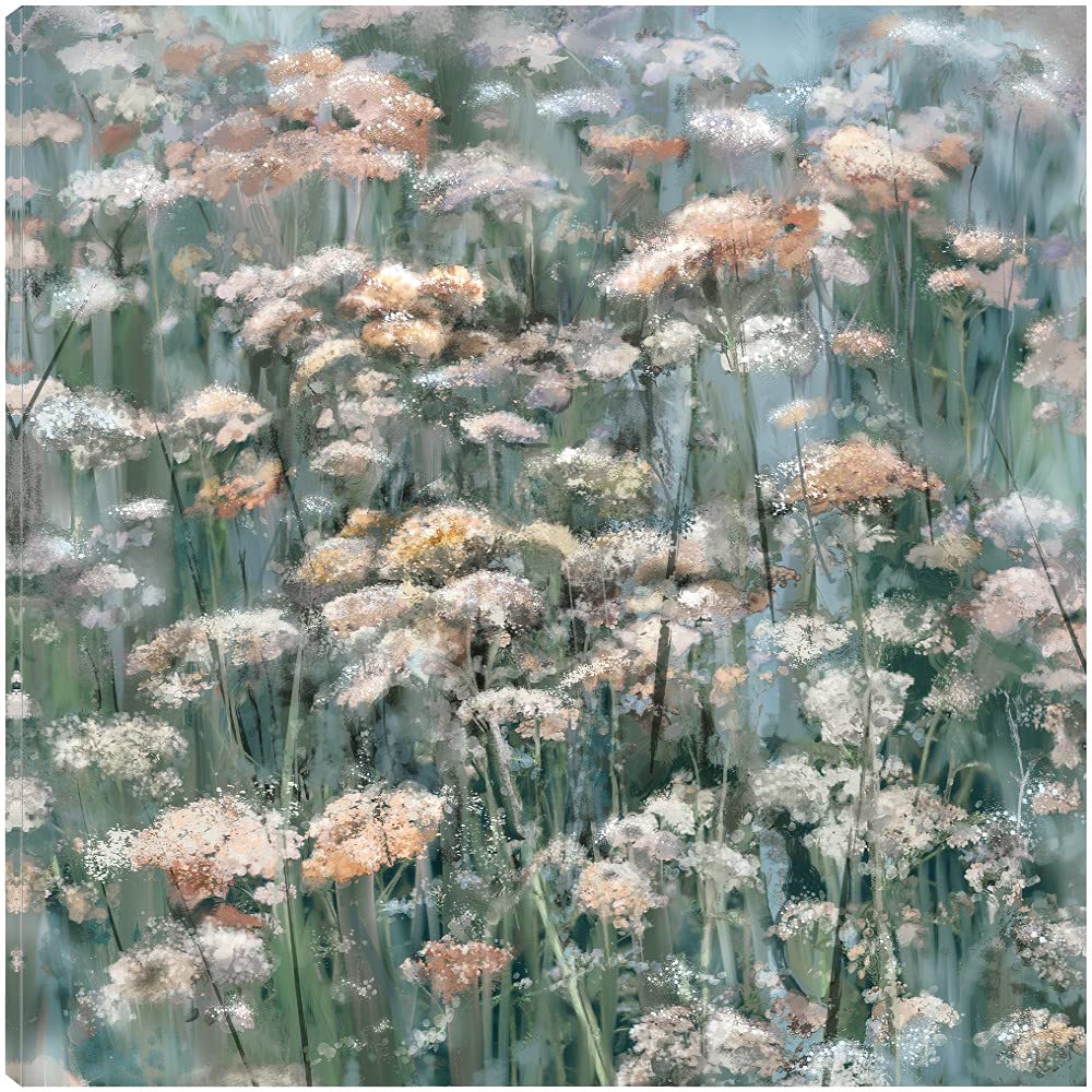 Gwendolyn Fine Art Canvas Wall Decor - Modern Abstract Painting for Home & Office - 32x32 Inches - Ready to Hang - Perfect for Living Room, Bedroom, Bathroom, Kitchen, Office, Bar & Dining Room Decor