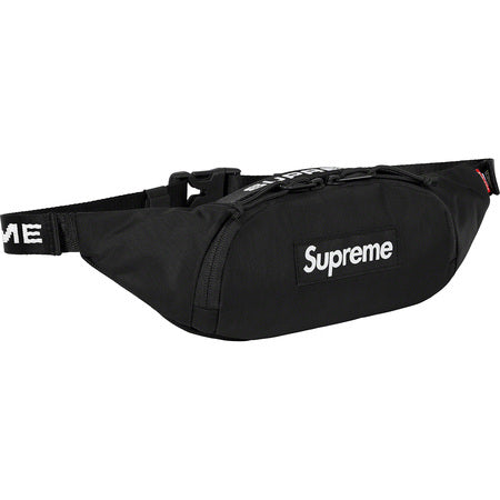 Supreme Small Waist Bag Black FW22 - Stylish Fanny Pack for Men & Women - Perfect for Travel, Gym, and Outdoor Activities