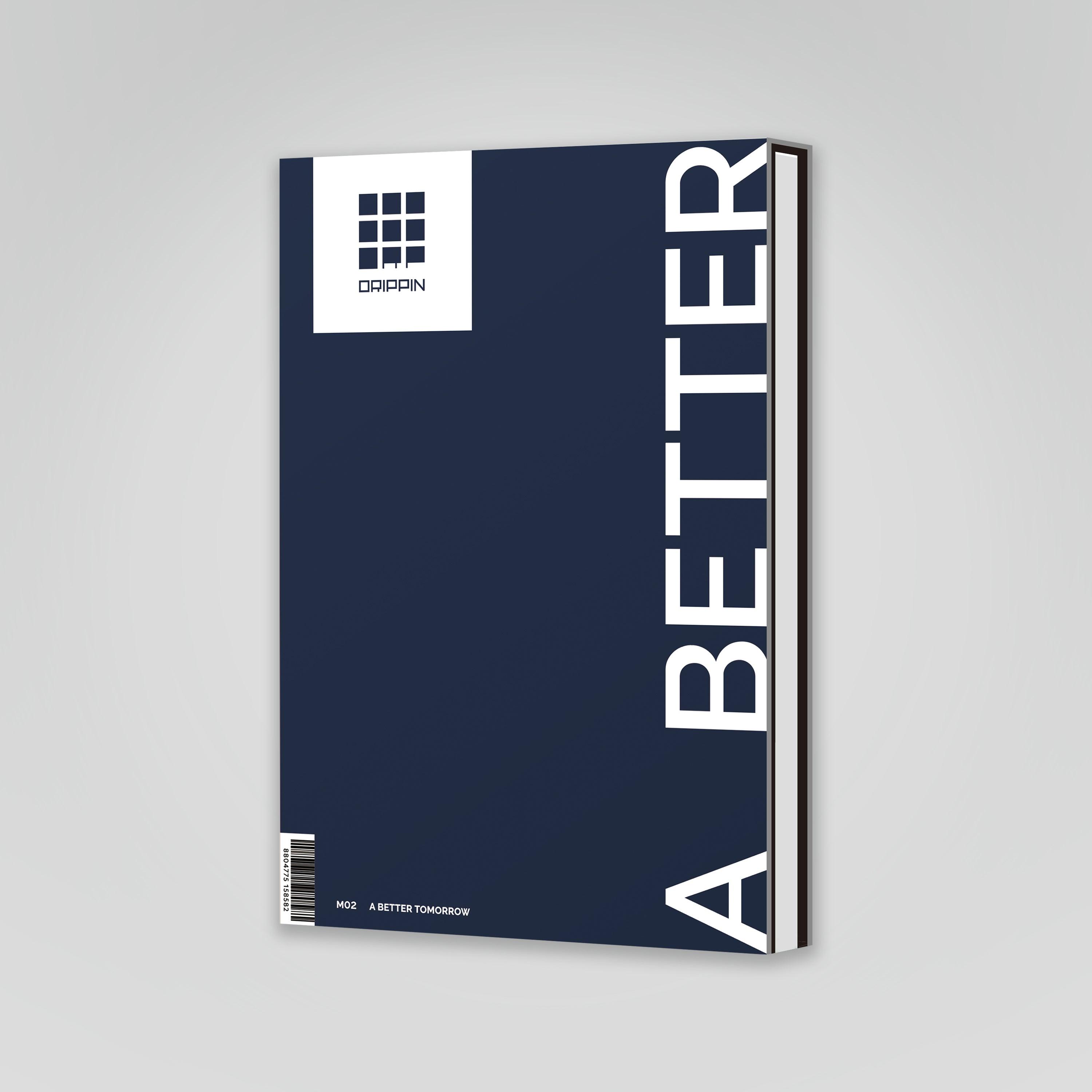 DRIPPIN 2nd Mini Album 'A BETTER TOMORROW' - Kpop CD + Photobook + Poster - Perfect for Kpop Fans Collection & Room Decor