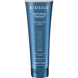 Biosilk Hydrating Therapy Deep Moisture Hair Mask - 9 oz for Dry, Damaged Hair - Salon Quality Deep Conditioning Treatment for Soft, Shiny Hair at Home