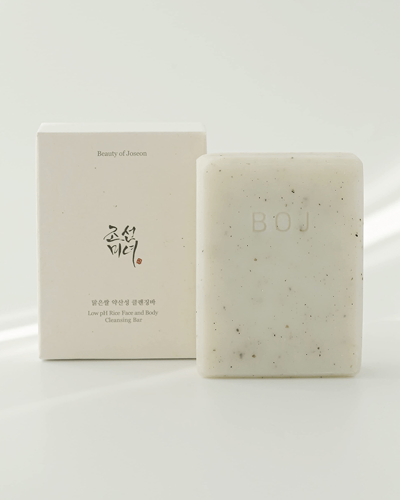 Beauty of Joseon Low pH Rice Face and Body Cleansing Bar - Gentle Korean Skincare for Sensitive Skin | Daily Facial & Body Wash for Hydration & Brightening | Perfect for Morning & Night Routine