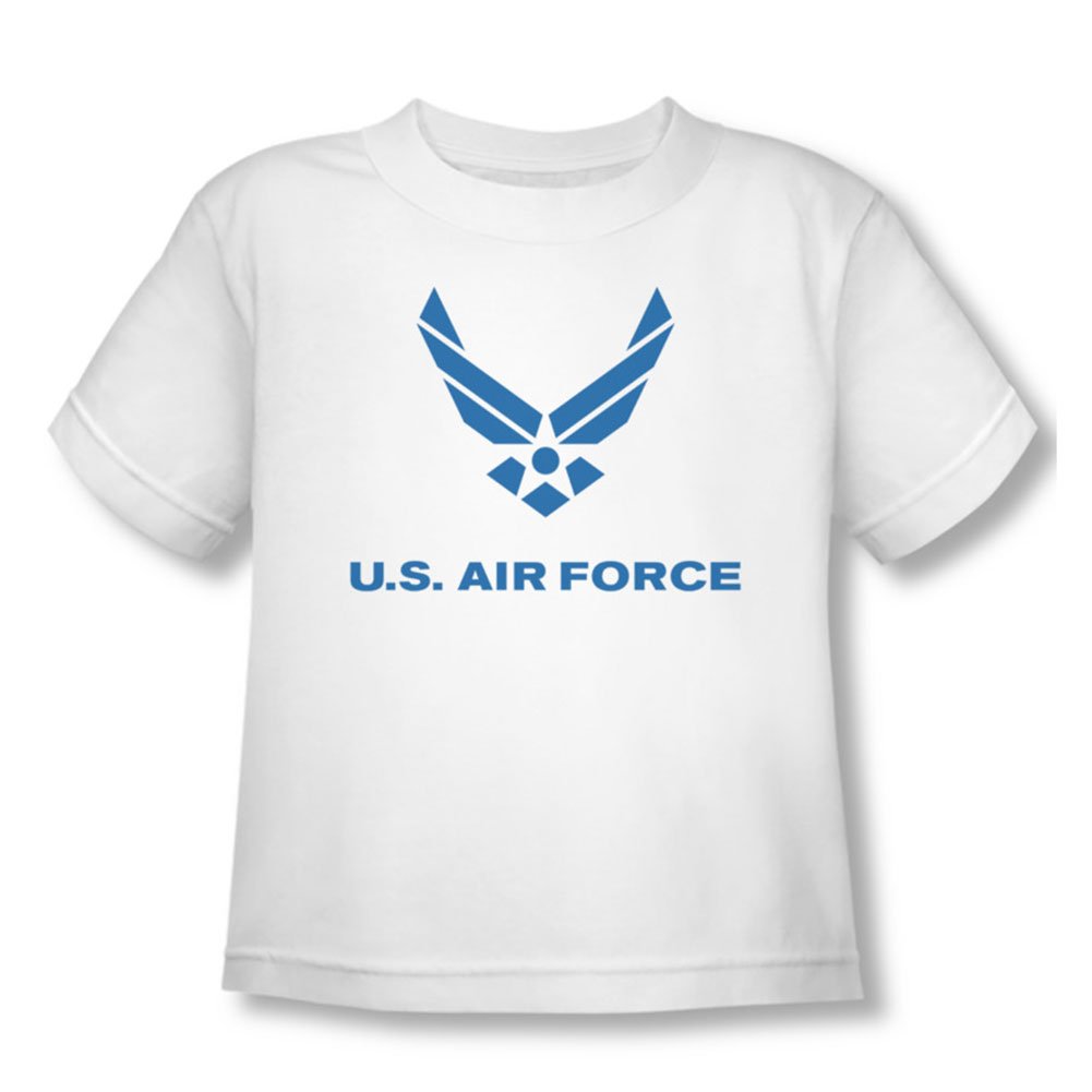 **Boys' Air Force Distressed Logo T-Shirt - White Cotton Tee for Kids | Casual Wear, School, Playdates & Everyday Outfits**
