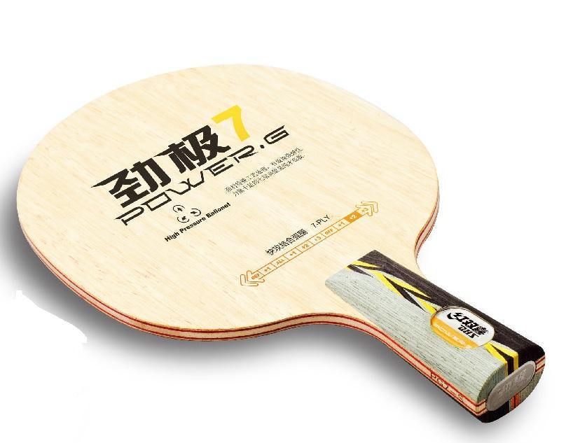 DHS Power G 7 Penhold Table Tennis Blade (CS Version) - Professional Ping Pong Racket for Competitive Play & Training