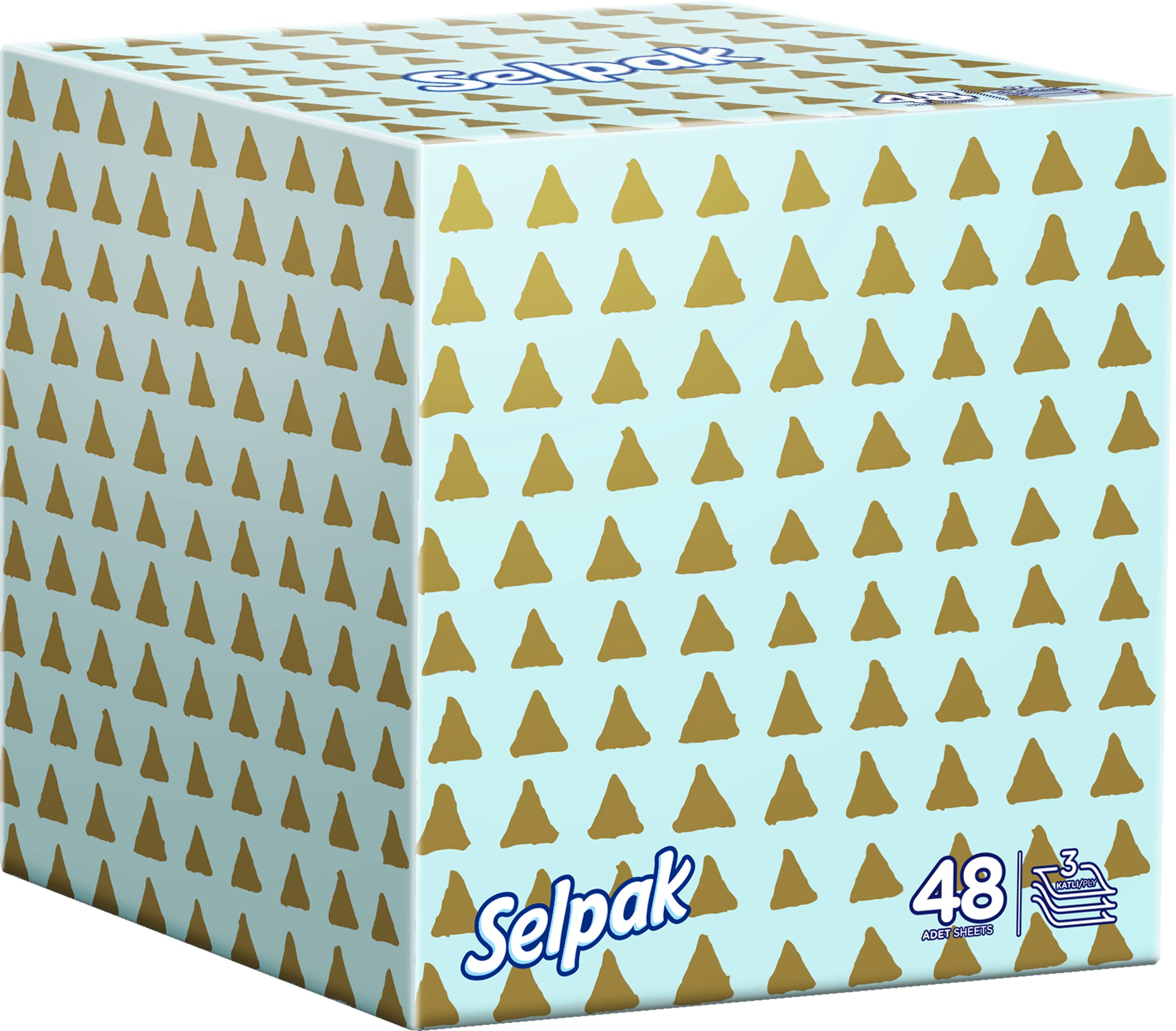 Selpak Premium Facial Tissue Box - Soft & Strong 2-Ply Tissues for Home, Office & Travel - 100 Sheets per Box (Pack of 6) - Gentle on Skin & Hypoallergenic - Perfect for Everyday Use, Colds & Allergies