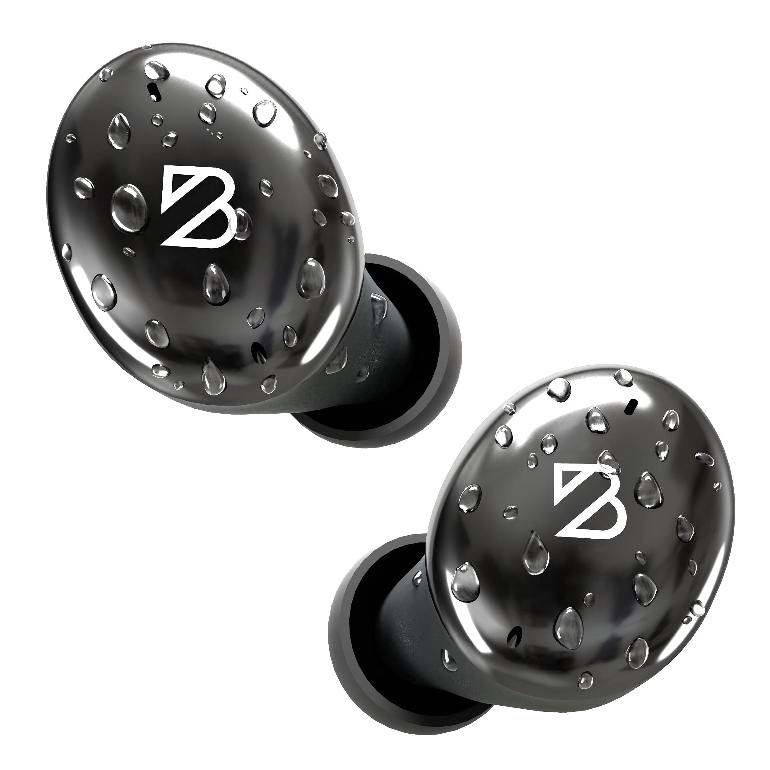 **Tempo 30 Wireless Earbuds for Small Ears - Bluetooth Earbuds with Loud Bass for iPhone & Android - Secure Fit for Small Ear Canals (Black) - Perfect for Workouts, Commuting & Travel**