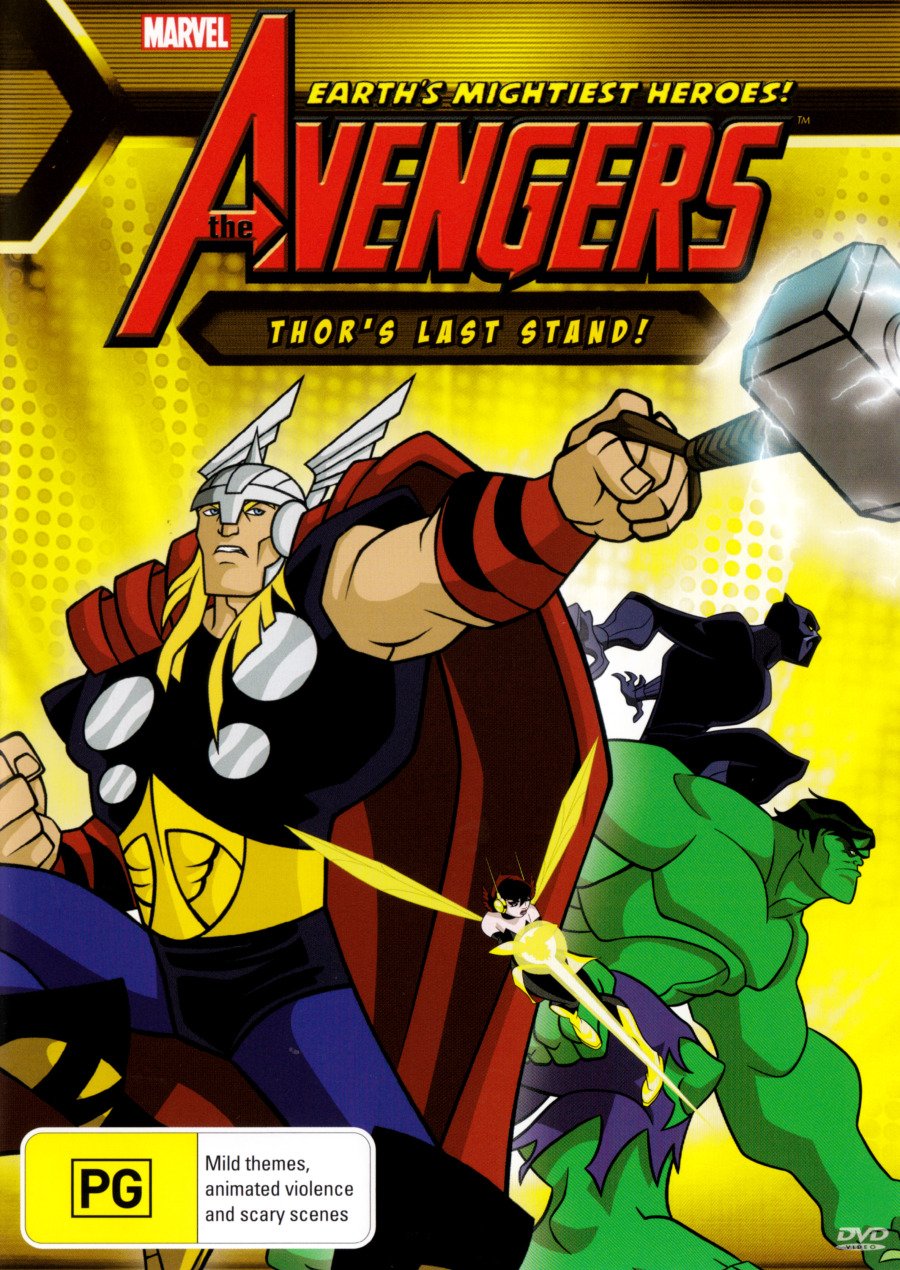 Avengers Earth's Mightiest Heroes: Thor's Last Stand DVD - Action-Packed Marvel Superhero Movie for Kids & Collectors | Perfect for Movie Nights & Marvel Fan Collections